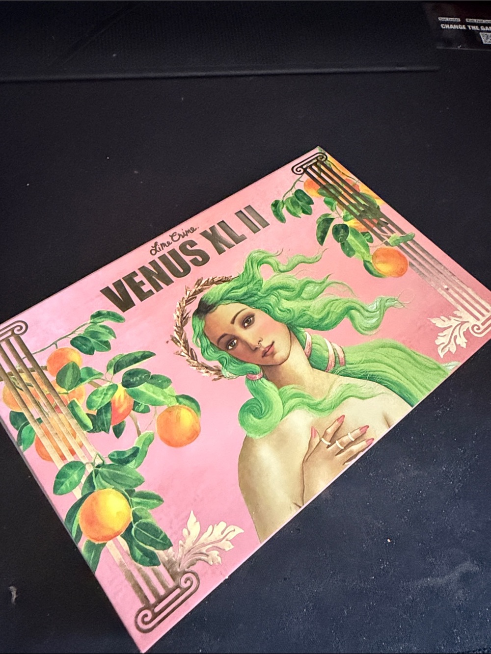 Lime Crime Venus XL II Palette — Pink & Green Artwork